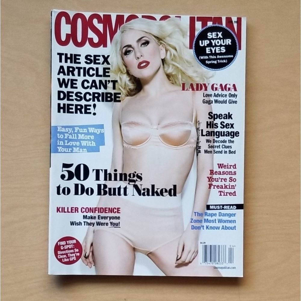 April 2010 Lady Gaga Cosmopolitan